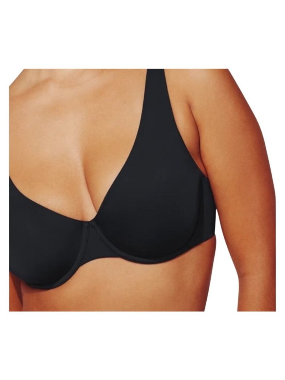 Thirdlove 24/7 Classic Unlined Bra Black 36D Adjustable Straps Underwire Nylon